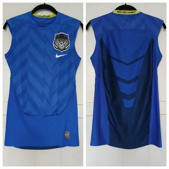 Nike Shirts Nike Pro Combat Hypercool Compression Shirt Skull